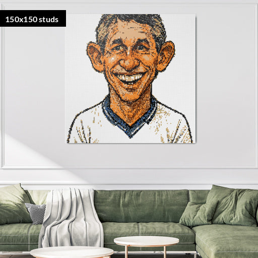 150*150studs, 120*120cm, 47,25*47,25inch