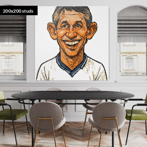 200*200studs, 160*160cm, 63*63inch