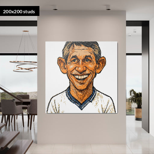 200*200studs, 160*160cm, 63*63inch