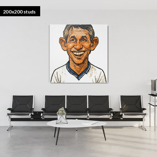 200*200studs, 160*160cm, 63*63inch