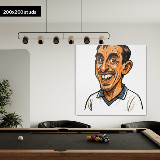 200*200studs, 160*160cm, 63*63inch