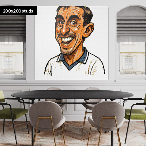 200*200studs, 160*160cm, 63*63inch