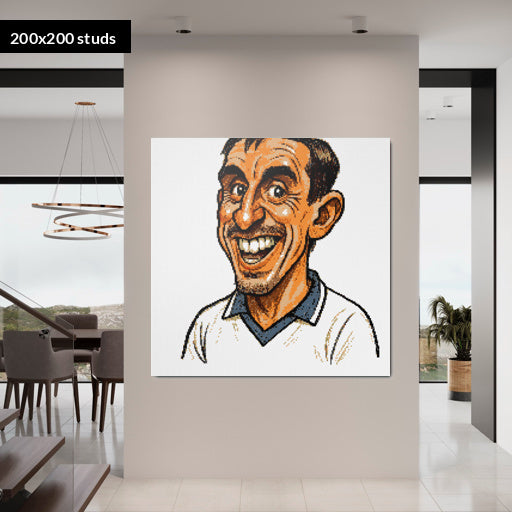 200*200studs, 160*160cm, 63*63inch