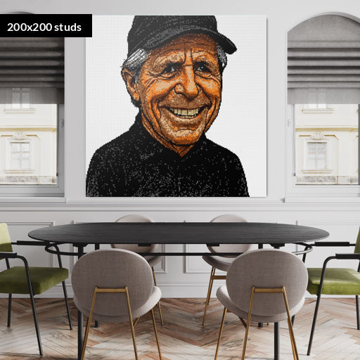 200*200studs, 160*160cm, 63*63inch