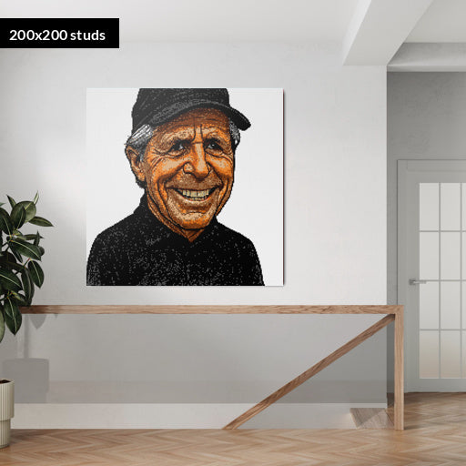 200*200studs, 160*160cm, 63*63inch