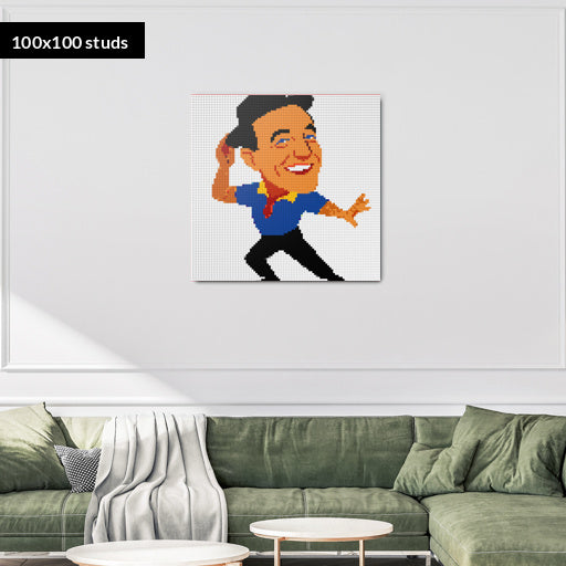 100*100studs, 80*80cm, 31,5*31,5inch