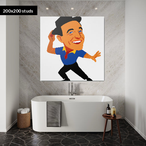 200*200studs, 160*160cm, 63*63inch