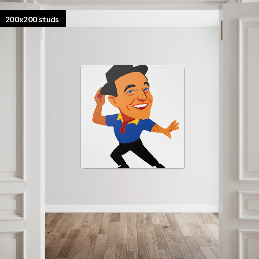 200*200studs, 160*160cm, 63*63inch