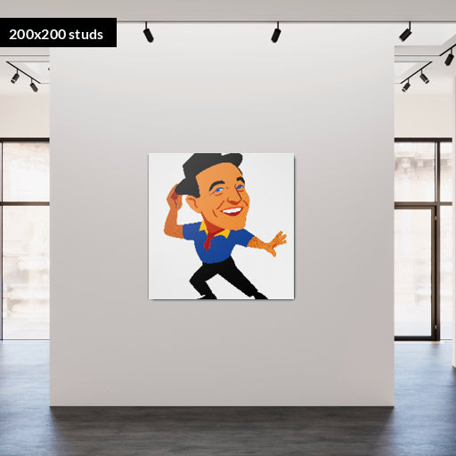 200*200studs, 160*160cm, 63*63inch