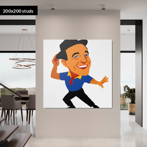 200*200studs, 160*160cm, 63*63inch