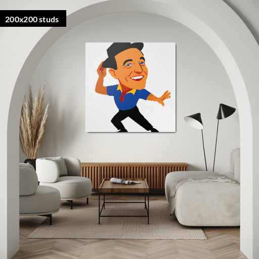 200*200studs, 160*160cm, 63*63inch