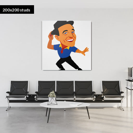 200*200studs, 160*160cm, 63*63inch