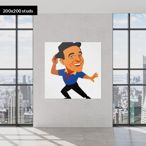 200*200studs, 160*160cm, 63*63inch