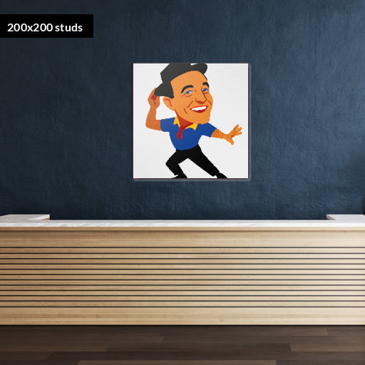 200*200studs, 160*160cm, 63*63inch