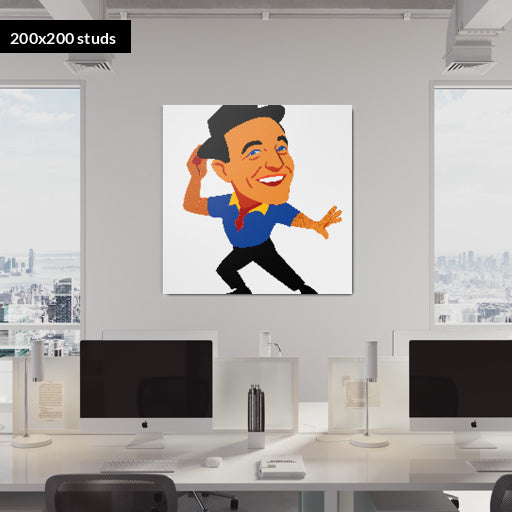 200*200studs, 160*160cm, 63*63inch