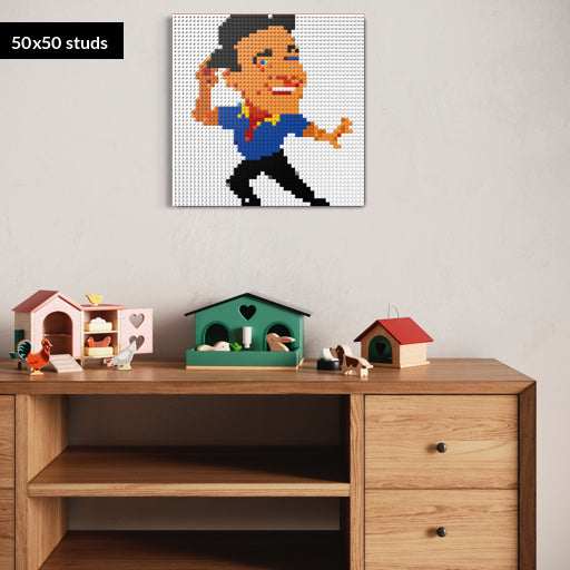50*50studs, 40*40cm, 15,75*15,75inch