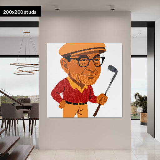 200*200studs, 160*160cm, 63*63inch