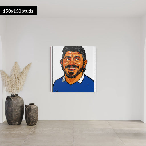 150*150studs, 120*120cm, 47,25*47,25inch