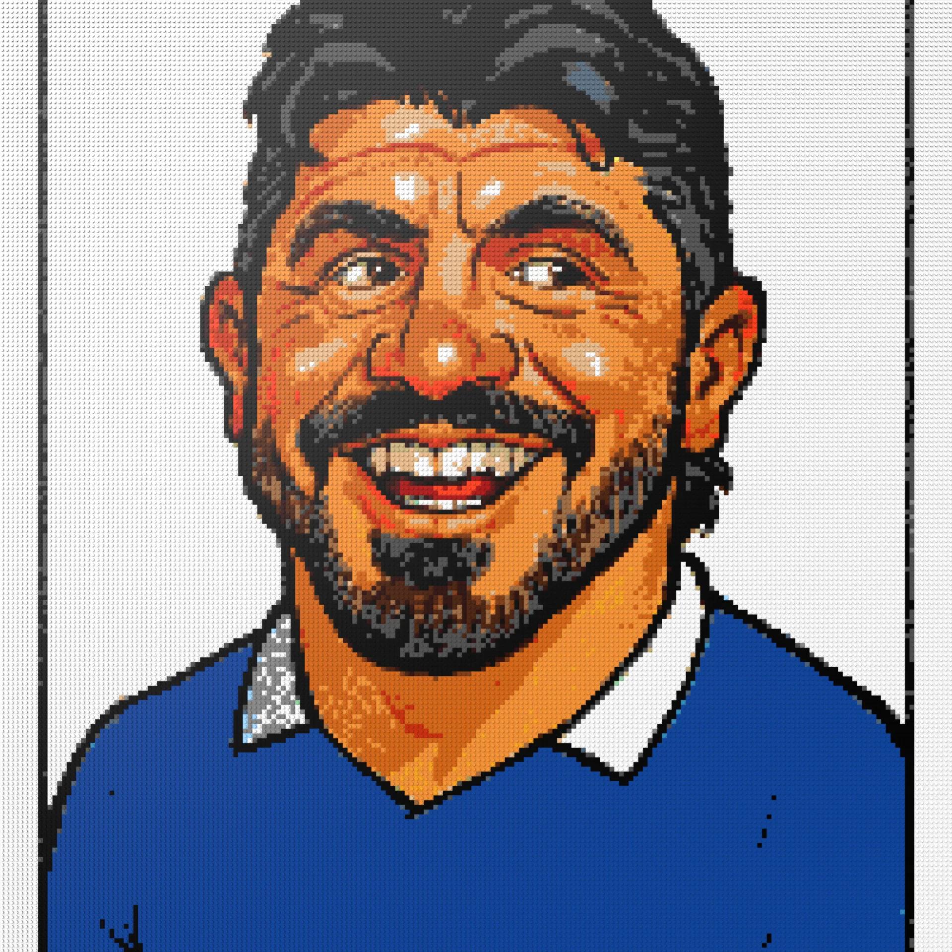 200*200studs, 160*160cm, 63*63inch