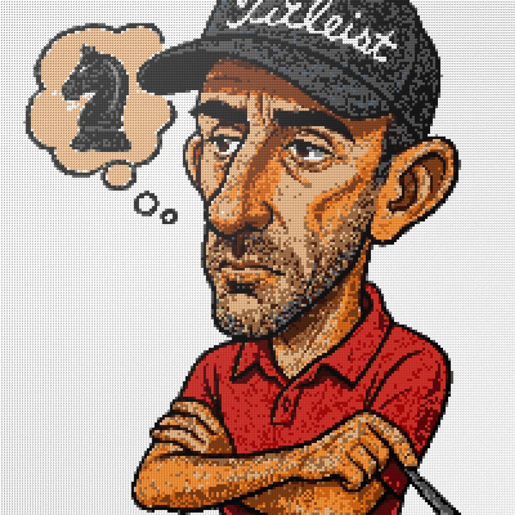 200*200studs, 160*160cm, 63*63inch