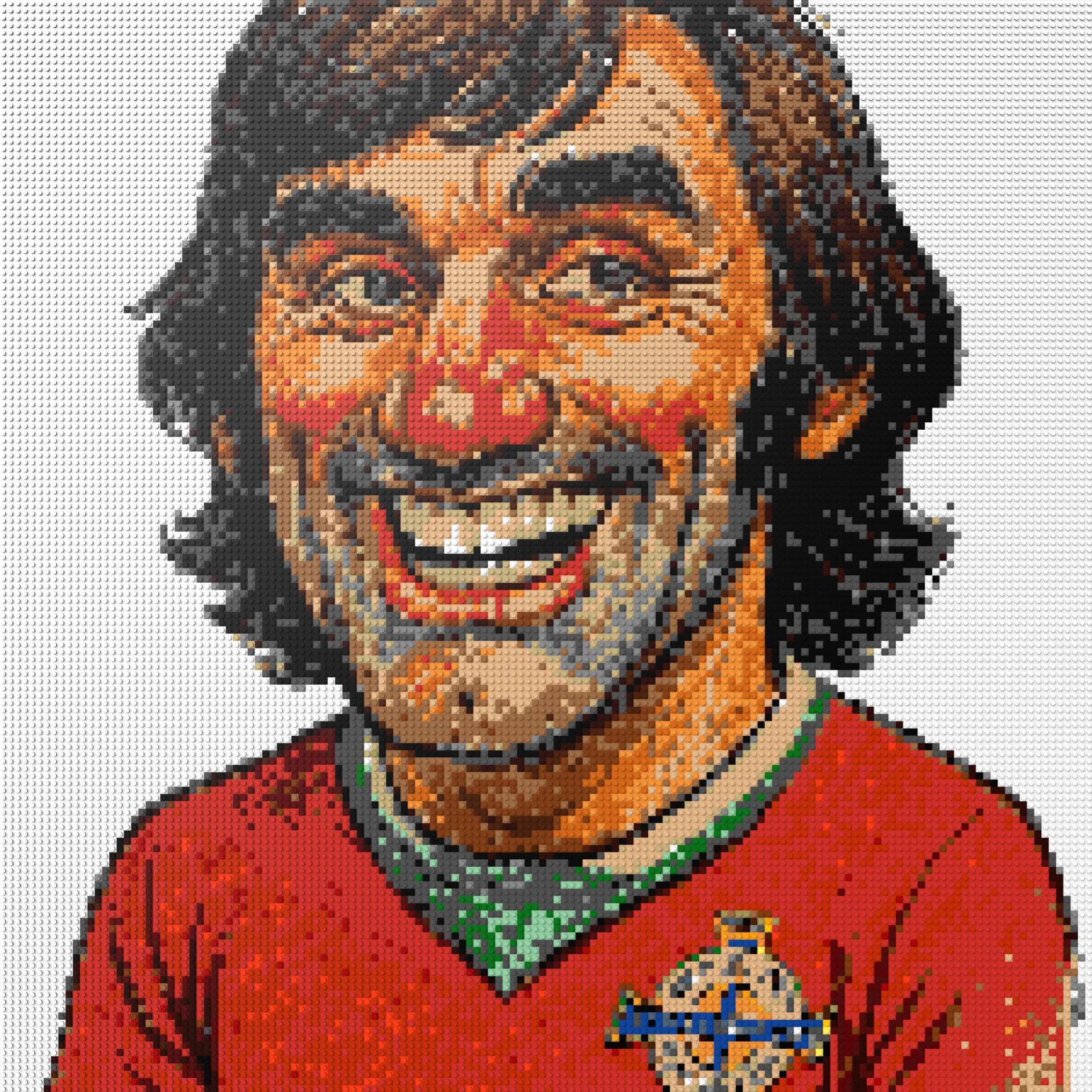 150*150studs, 120*120cm, 47,25*47,25inch