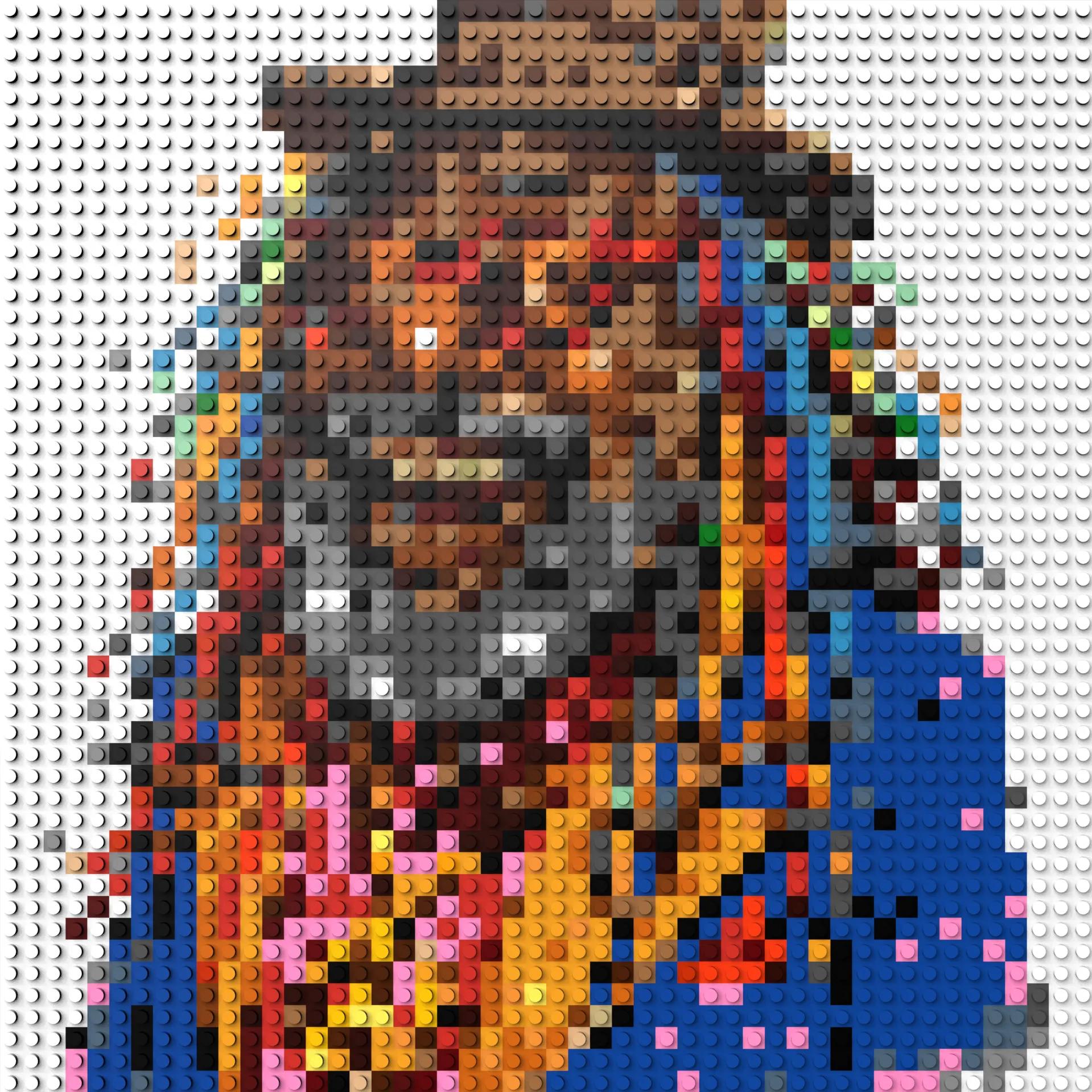 50*50studs, 40*40cm, 15,75*15,75inch