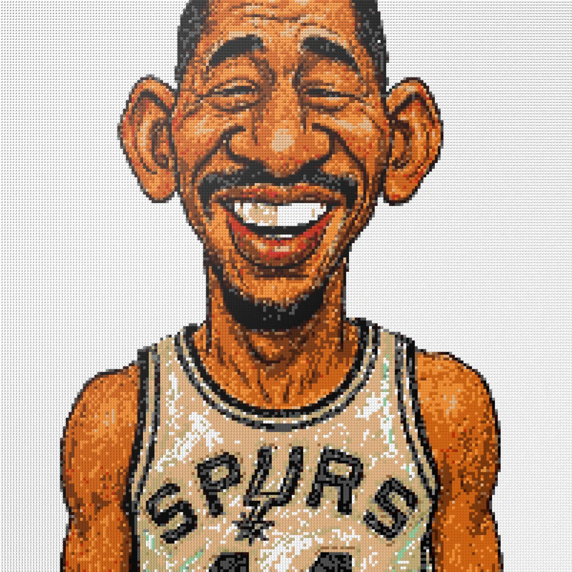 200*200studs, 160*160cm, 63*63inch