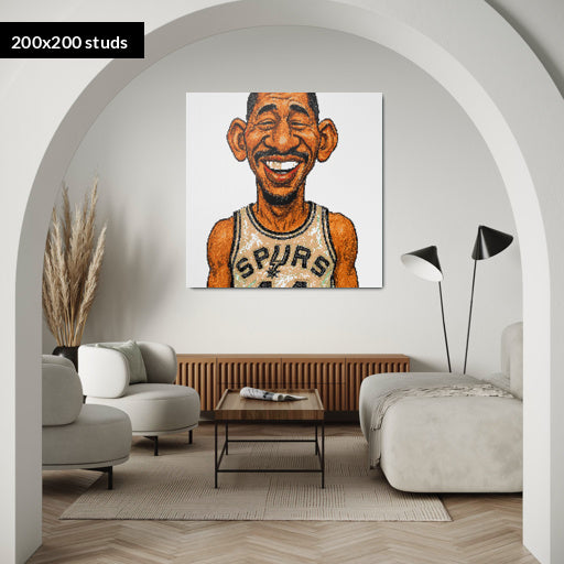 200*200studs, 160*160cm, 63*63inch