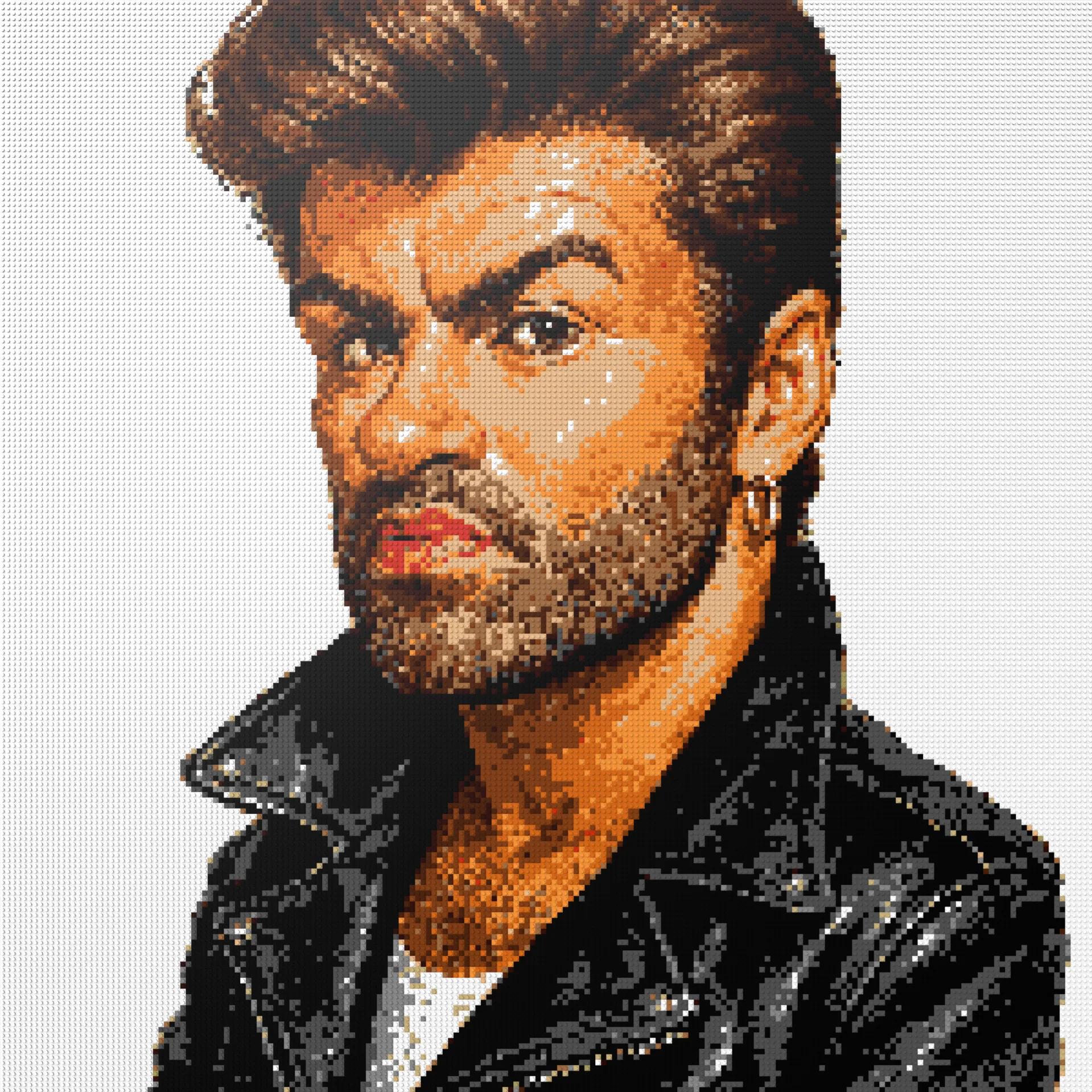 200*200studs, 160*160cm, 63*63inch