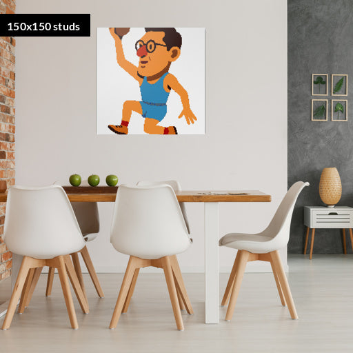 150*150studs, 120*120cm, 47,25*47,25inch