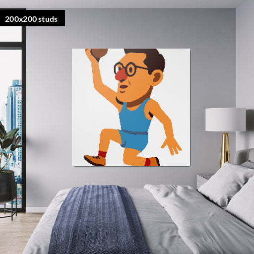 200*200studs, 160*160cm, 63*63inch