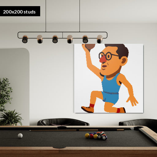 200*200studs, 160*160cm, 63*63inch