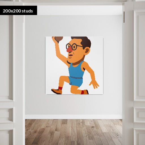 200*200studs, 160*160cm, 63*63inch