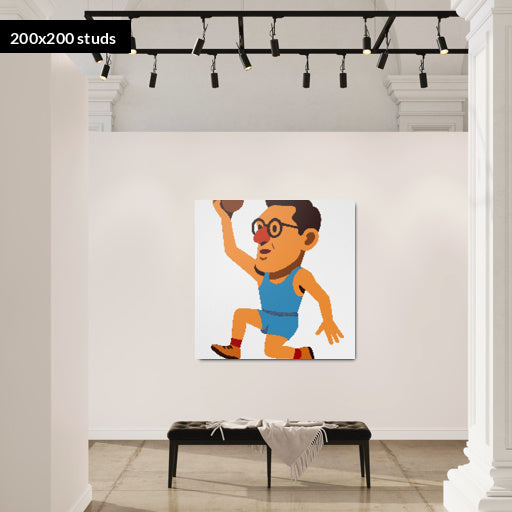 200*200studs, 160*160cm, 63*63inch