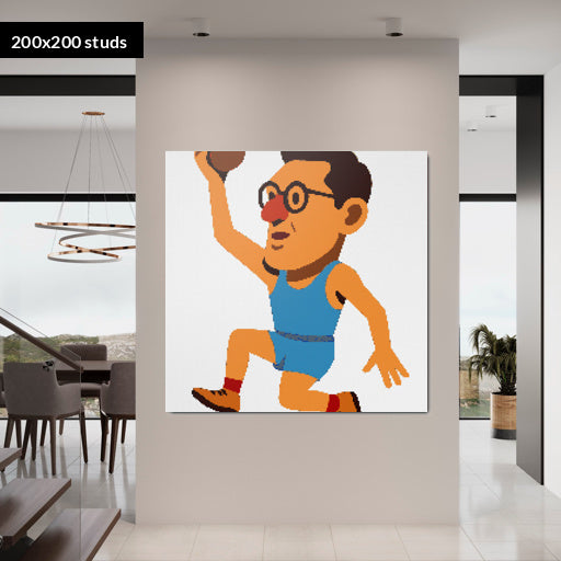 200*200studs, 160*160cm, 63*63inch