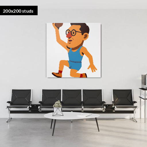 200*200studs, 160*160cm, 63*63inch