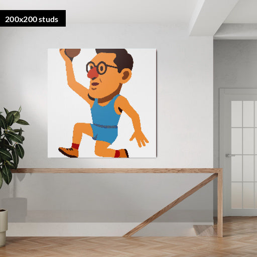 200*200studs, 160*160cm, 63*63inch