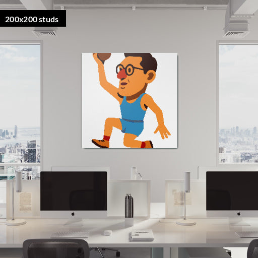 200*200studs, 160*160cm, 63*63inch