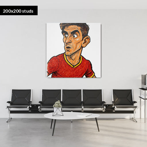 200*200studs, 160*160cm, 63*63inch