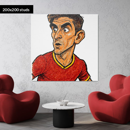 200*200studs, 160*160cm, 63*63inch