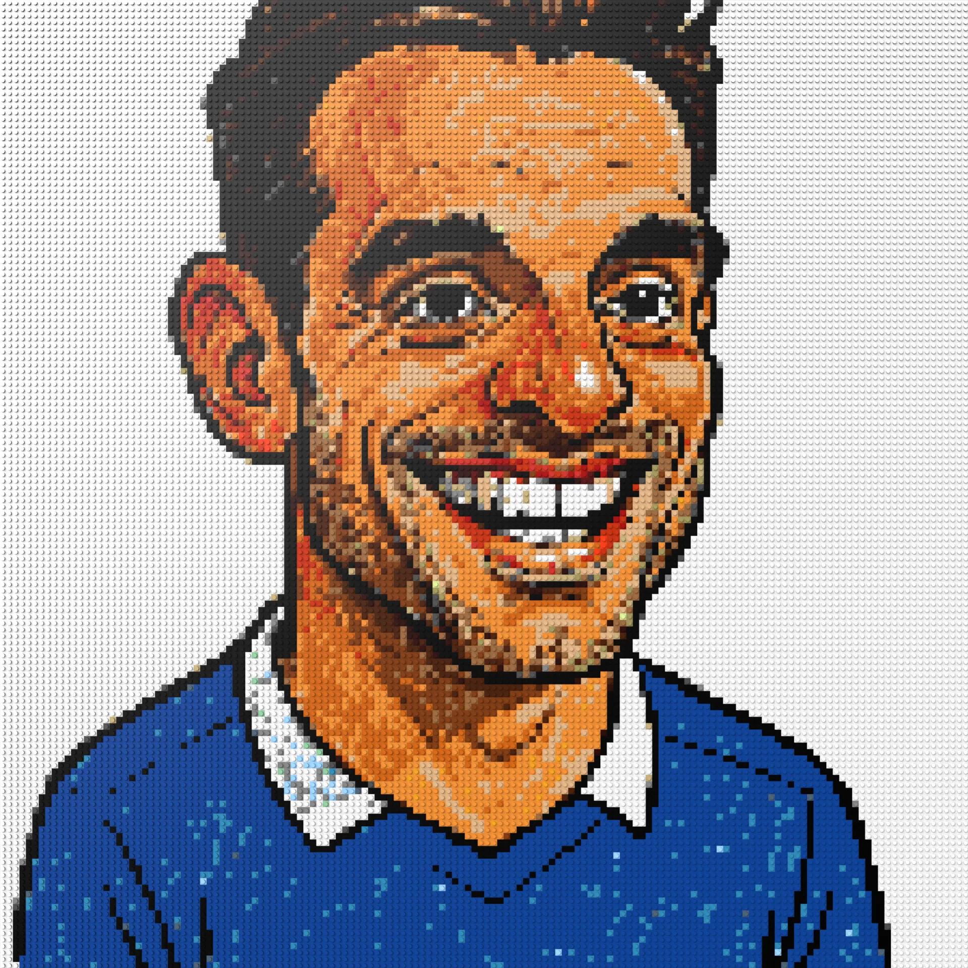 150*150studs, 120*120cm, 47,25*47,25inch