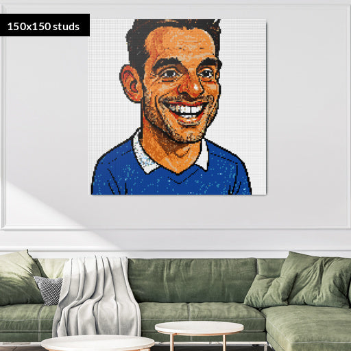 150*150studs, 120*120cm, 47,25*47,25inch