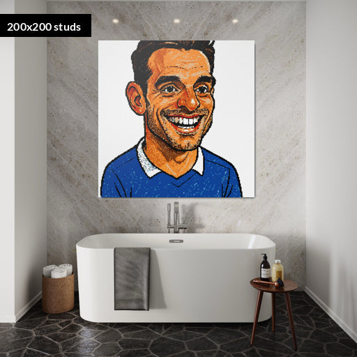 200*200studs, 160*160cm, 63*63inch