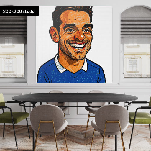 200*200studs, 160*160cm, 63*63inch