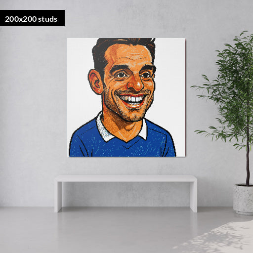 200*200studs, 160*160cm, 63*63inch