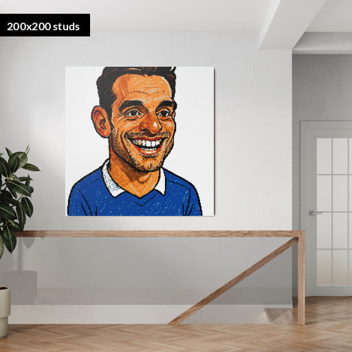 200*200studs, 160*160cm, 63*63inch