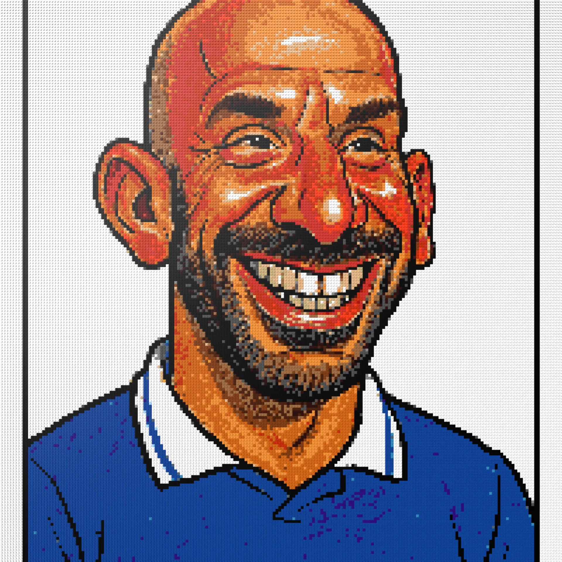 200*200studs, 160*160cm, 63*63inch