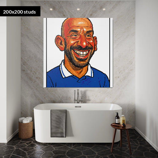 200*200studs, 160*160cm, 63*63inch