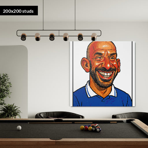 200*200studs, 160*160cm, 63*63inch