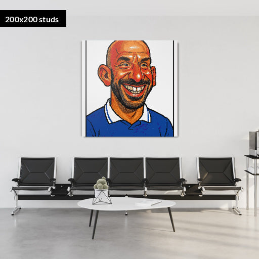 200*200studs, 160*160cm, 63*63inch